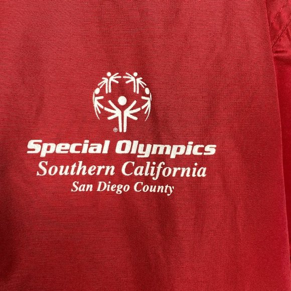 Columbia men's size Small red and grey winter jacket with fleece lining. - Picture 3 of 7